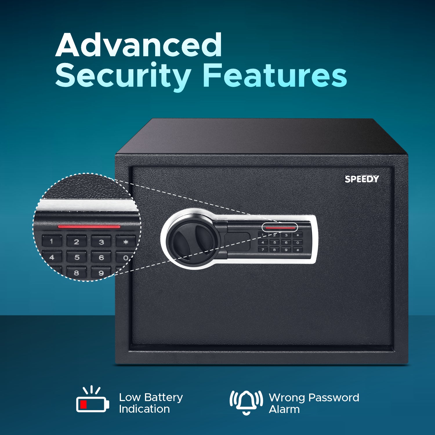 Amaze 34 | Digital Locker for Home | 34 Litres