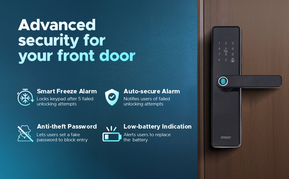 Speedy electronic door lock