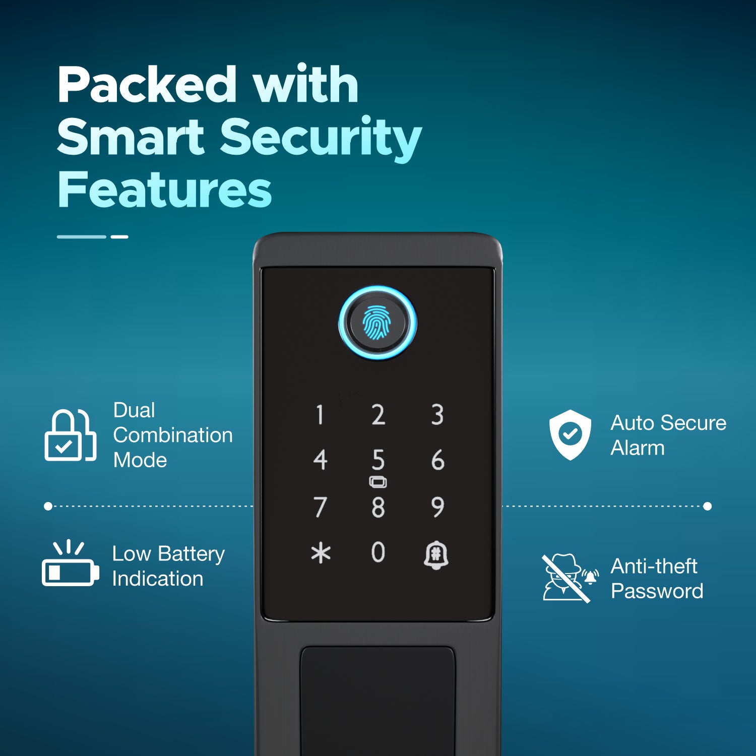 Wi-Fi Rim Lock for Internal Doors