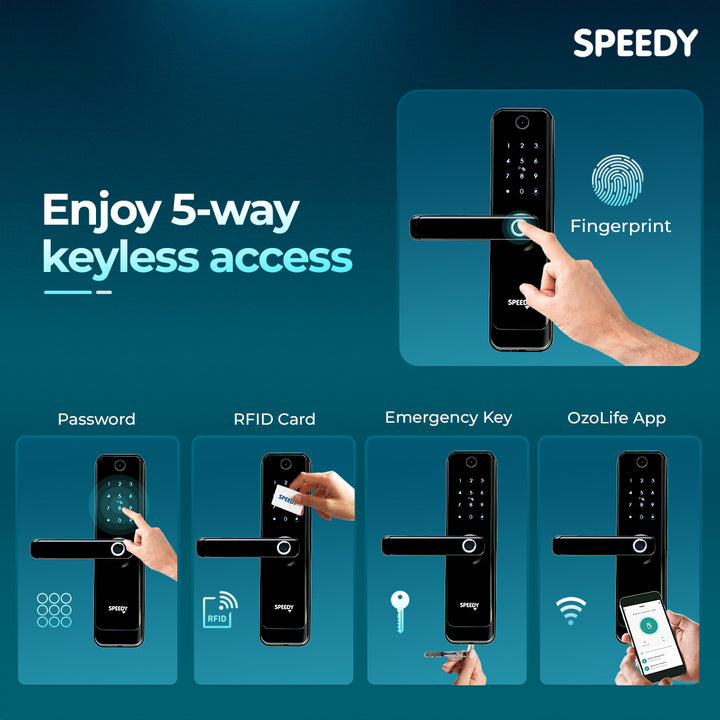 Buy Smart Digital Locks | Biometric Fingerprint Door Locks Online - Speedy